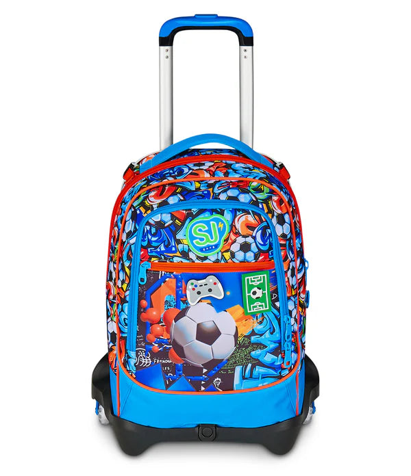 Cartable Trolley Seven 3WD Rhythmicsoul Girl – Zipo Avec Sac à Dos Amovible Et Roues (34L, Poliestere)