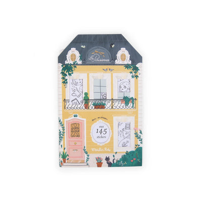 Quaderno da Colorare con 145 Stickers Parigi