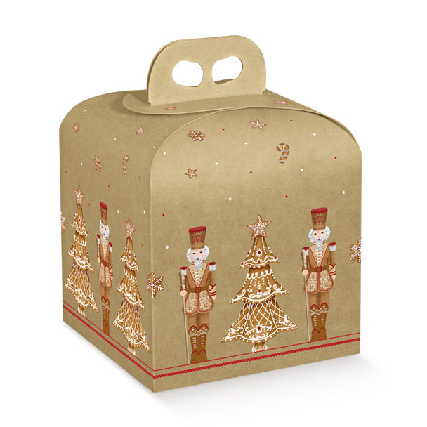 Scatola Portapanettone Ginger Bread 200 x 200 x 180 mm