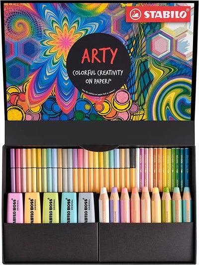 Creative Set Pastel Stabilo Edizione ARTY - 50 pezzi