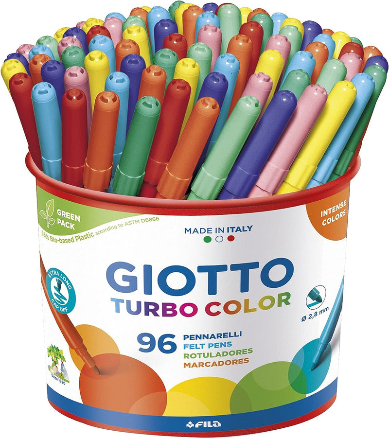 Pennarello Turbo Giotto 12 Colori - 96 pezzi