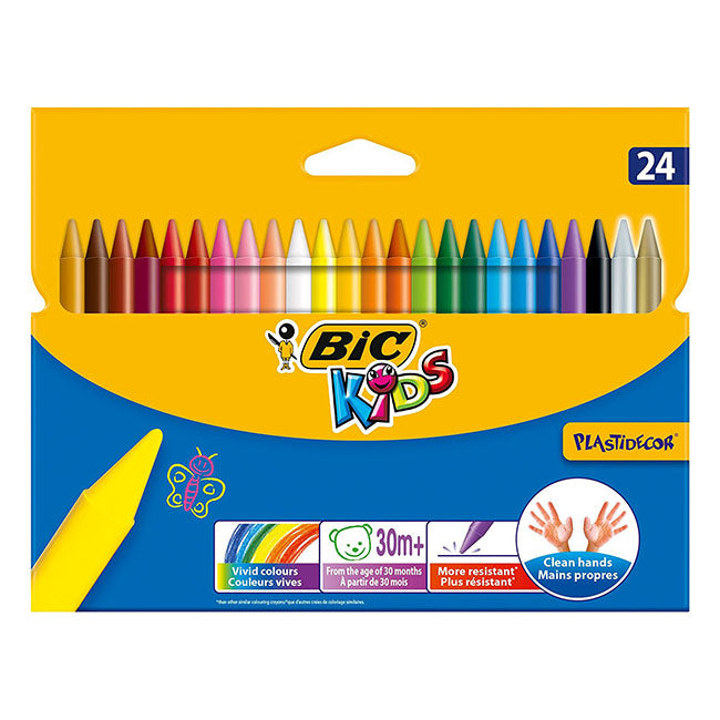 Pastello Cera Bic Kids 24 Colori 5444
