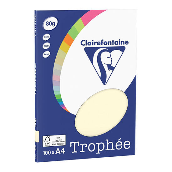 Risma Clairefontaine Trophe A4 G80 Ff500 Avorio