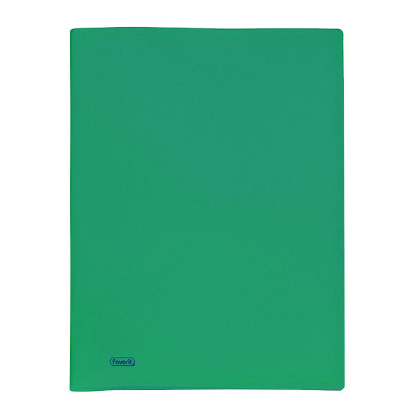 Portalistino Favorit Polipropilene Antiriflesso 22 x 30 cm / 40 Buste / Verde