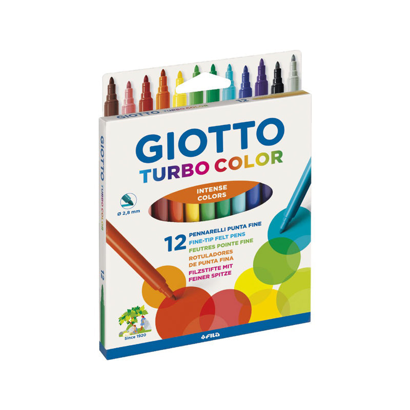 Giotto Supermina 50 pastelli + Turbo Color 36 pennarelli