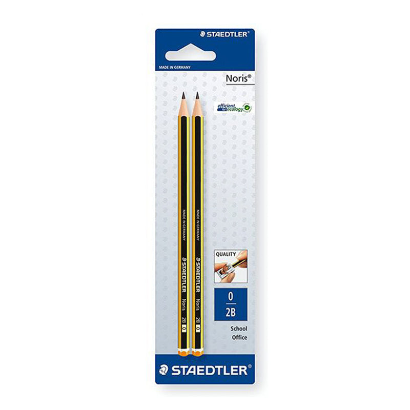 STAEDTLER Noris School 121-2B - Matite In Grafite Grado 2B, Confezione Da 12 - Legno Sostenibile