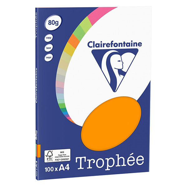 Risma Clairefontaine Trophe A4 G80 Ff100  Assortiti Forti