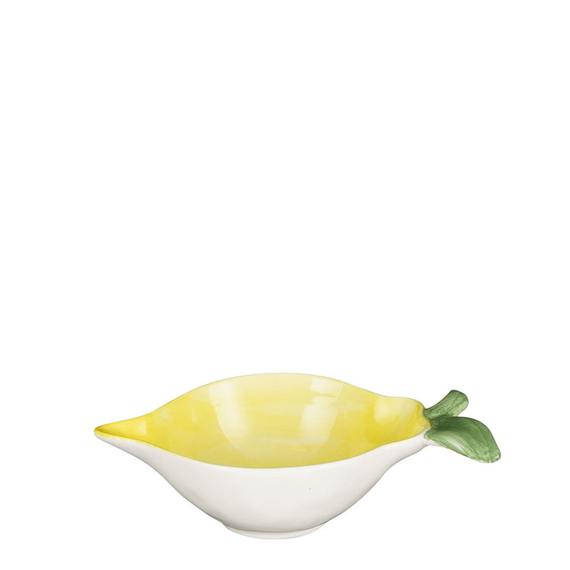 Ciotola in Ceramica Lemon 8 x 17 x 5 cm Giallo