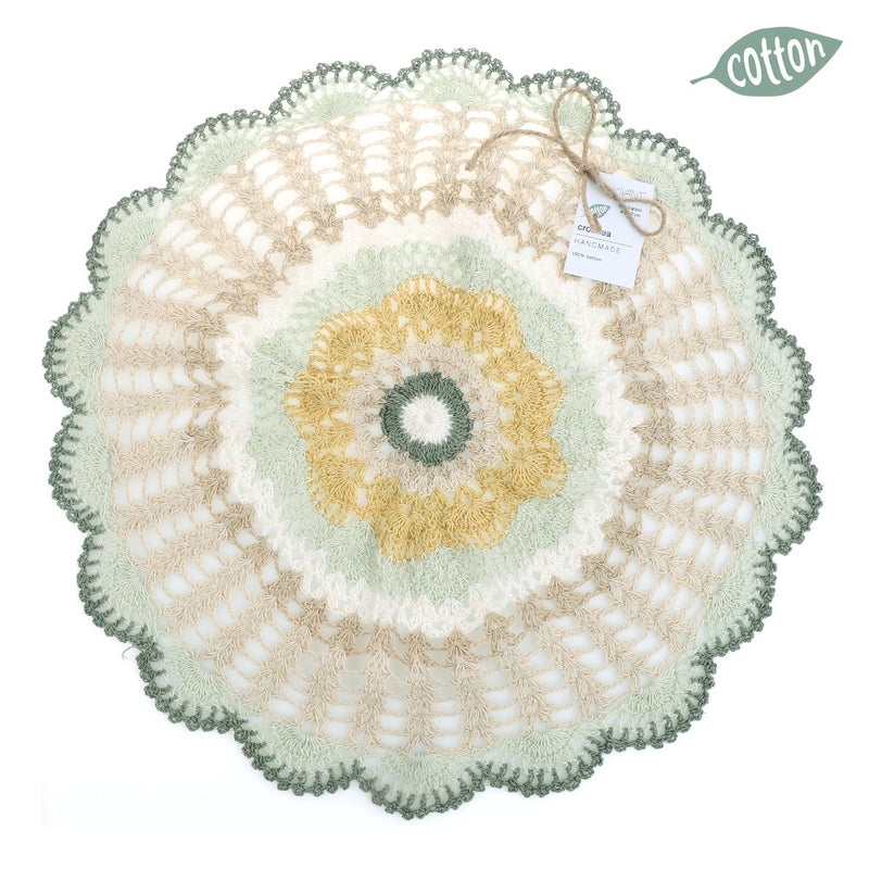 Sottopiatto in Tessuto Crochea Multicolor 40 cm