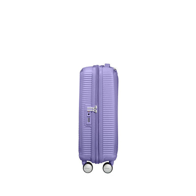 Valigia Piccola American Tourister Soundbox TSA Espandibile Lavender