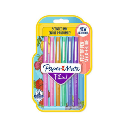 Pennarello Papermate Flair Nylon Scented - Blister 6 pz