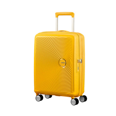 Valigia Piccola American Tourister Soundbox TSA Espandibile Golden Yellow