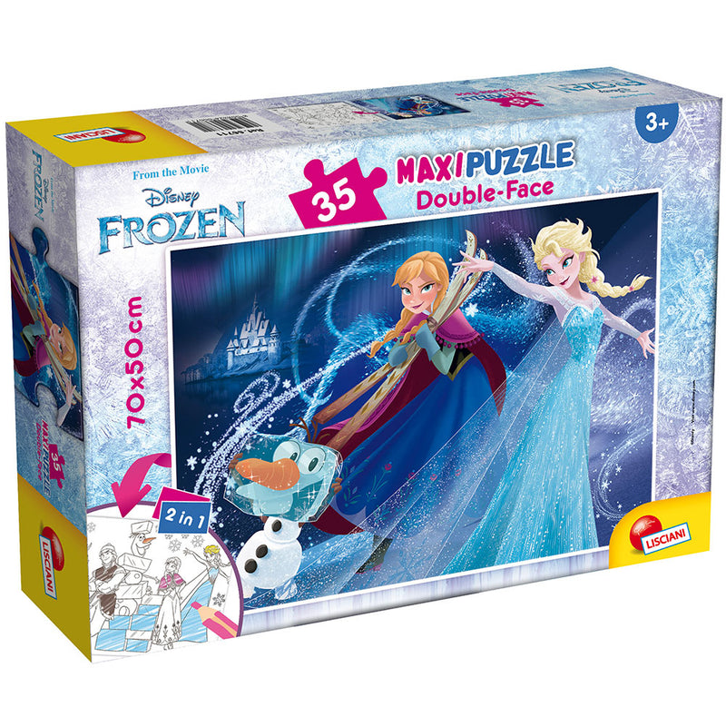 Disney Puzzle Maxi Floor Double Face 35 Frozen