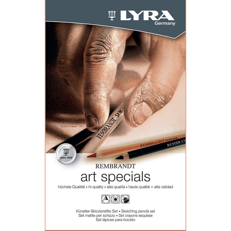 Astuccio in Metallo Matite Art Specials Lyra - 12 pezzi