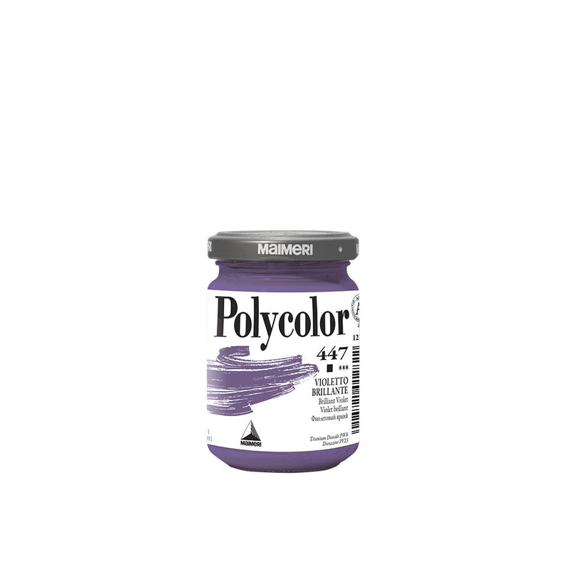 Colore Acrilico in Vasetto Polycolor Violetto Brillante 140 ml