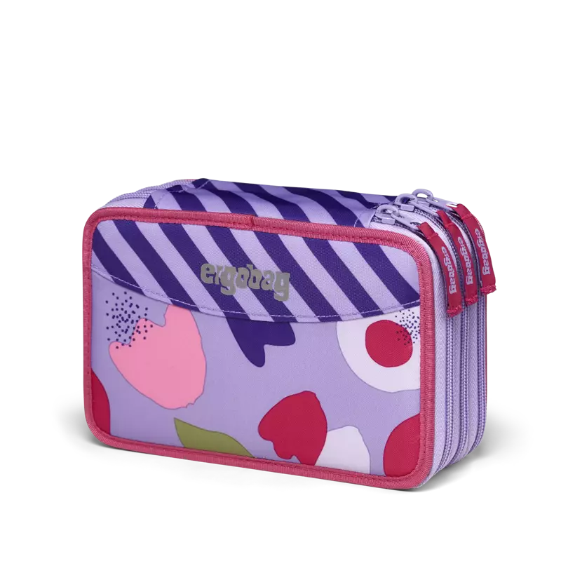 Astuccio Maxi Ergobag 3 Zip Flower PowBear