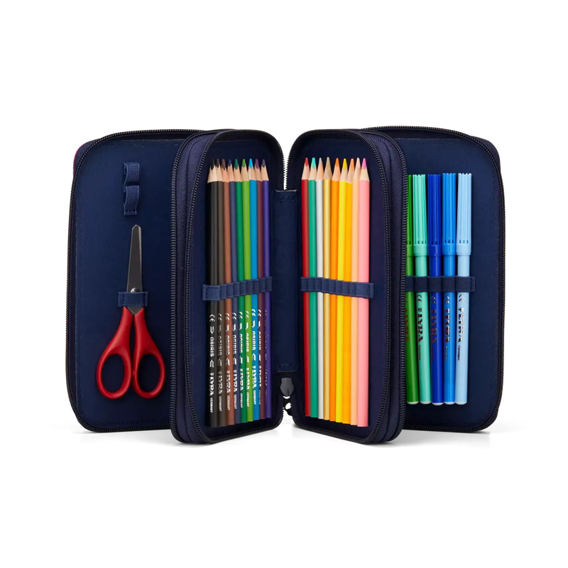 Astuccio Maxi REFLECTIVE STYLE Ergobag 3 Zip Bearlaxy