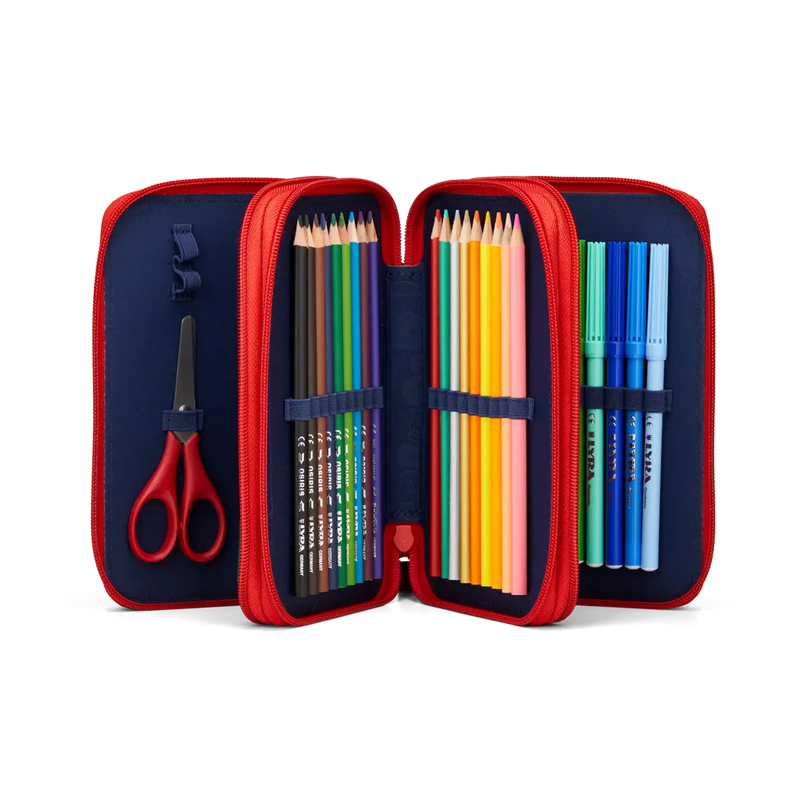 Astuccio Maxi Ergobag 3 Zip FireBear