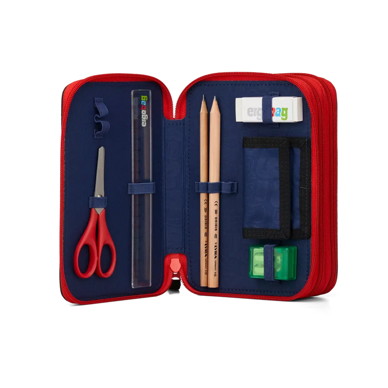 Astuccio Maxi Ergobag 3 Zip FireBear