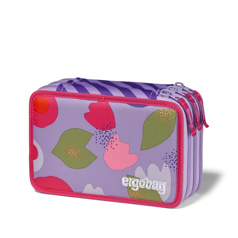 Astuccio Maxi Ergobag 3 Zip Flower PowBear