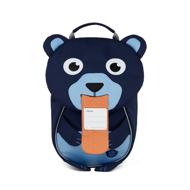 Zainetto Per Bambini Asilo Con Guinzaglio – Blu Navy, Orso E Animali, Tracolla Staccabile, Leggero 0,6 Lb, Dimensioni 22x12x28 Cm