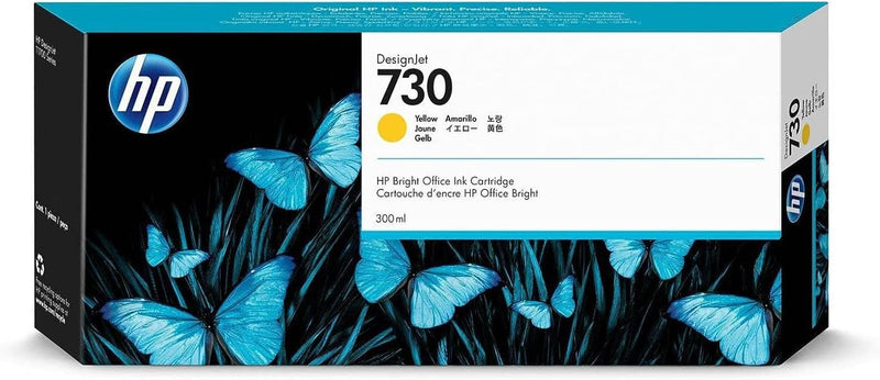 Cartuccia Originale HP 730 Giallo 300 ml