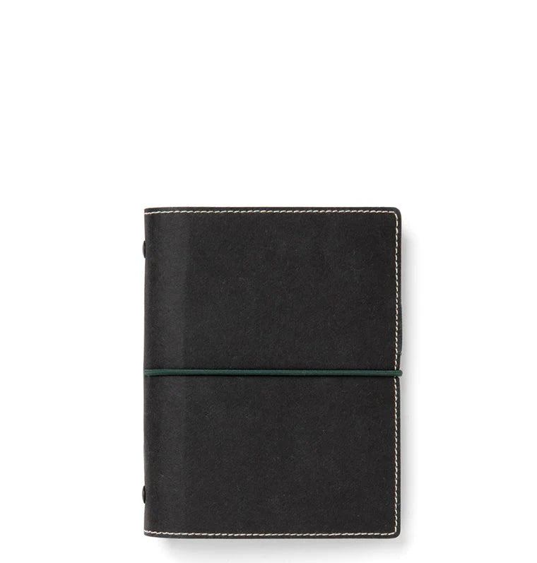 Organizer Filofax Eco Essential Pocket Nero con Planner Annuale non Datato