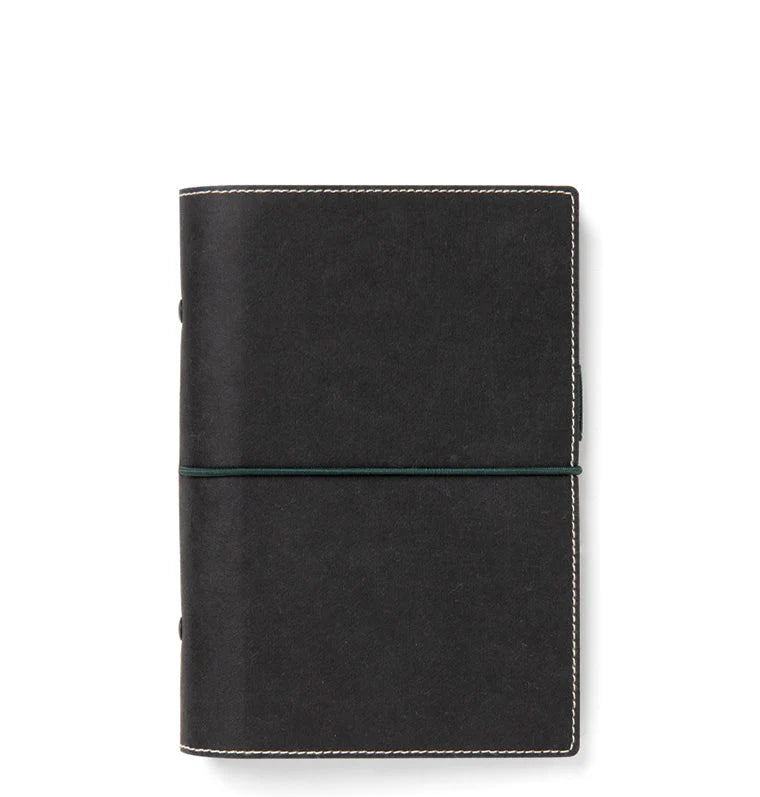 Organizer Filofax Eco Essential Personal Nero con Planner Annuale non Datato