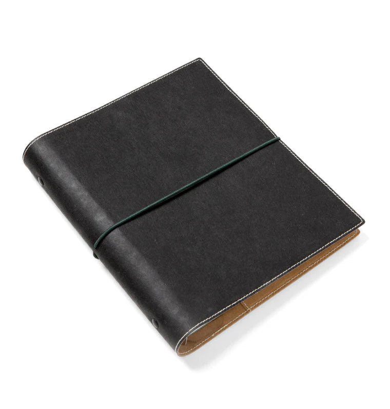 Organizer Filofax Eco Essential A5 Nero con Planner Annuale non Datato