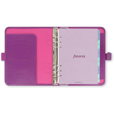 Organizer Filofax Non Datato Saffiano A5 Lampone