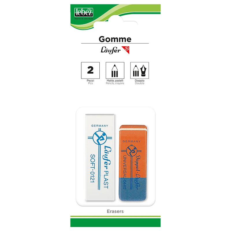 Gomme Lebez Laufer Rossa e Blu - 2 pezzi