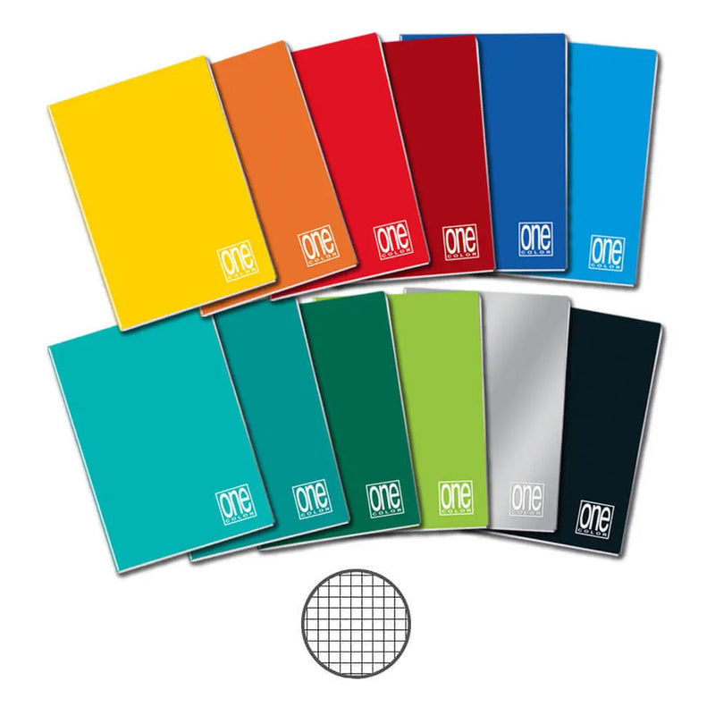 Quaderno Maxi One Color A4 / 80 gr / a Quadretti da 4 mm / 20 Fogli
