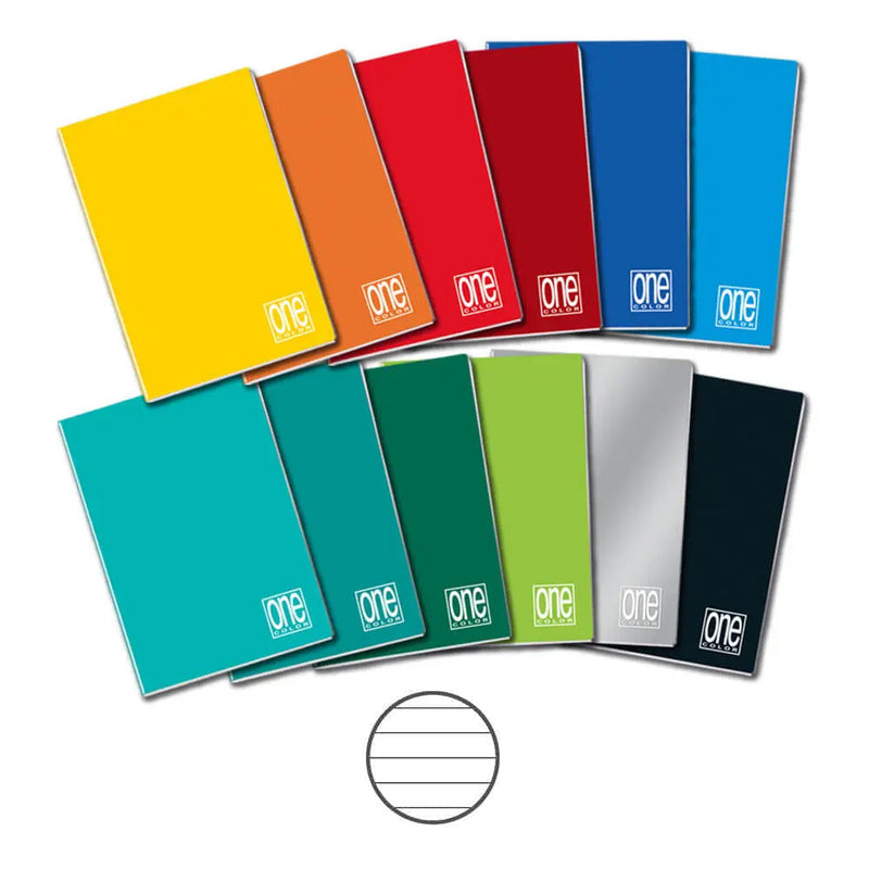 Quaderno Maxi One Color A4 / 80 gr / 1 Rigo / 20 Fogli