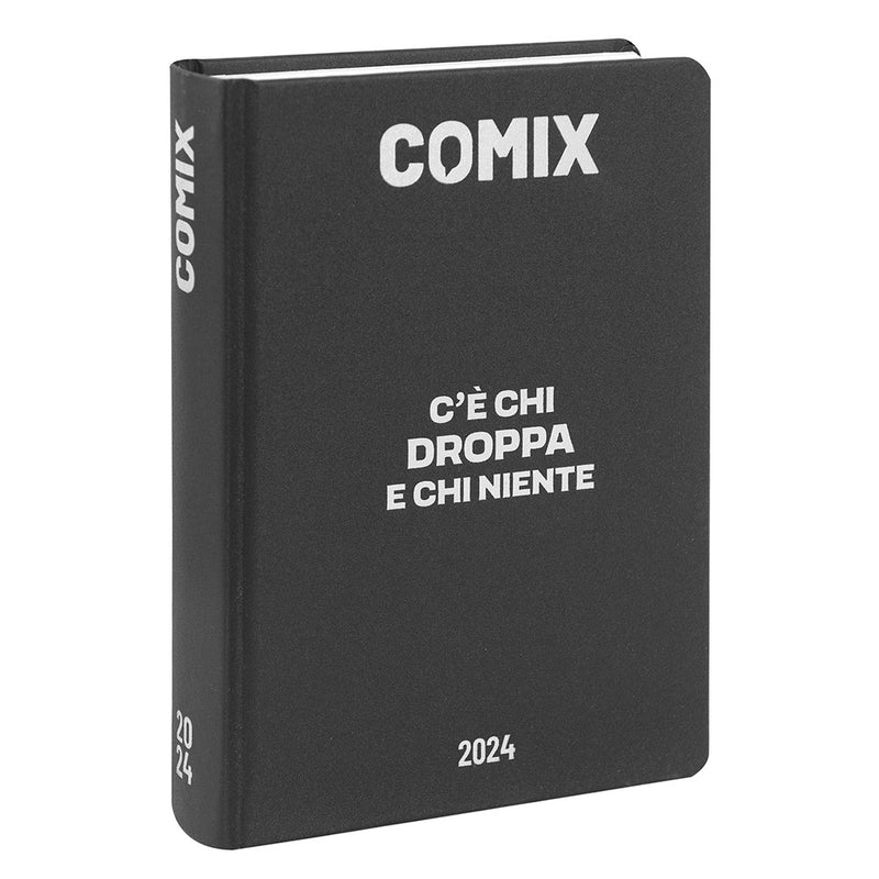 Diario Comix 16 Mesi Mini Black & Silver 2024