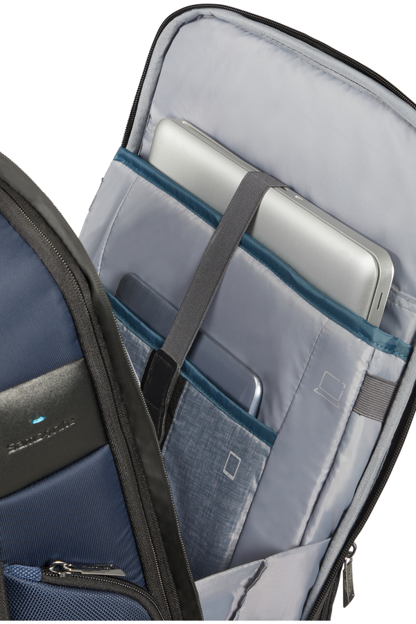 Samsonite Sonora Zaino Con Ruote Per PC 17 Pollici – 30L, Blu Notte, Materiale Riciclato