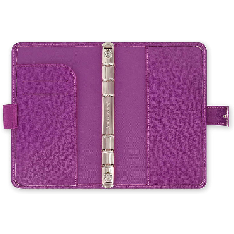 Agenda Organizer 12 Mesi Settimanale Filofax Saffiano Personal Lampone