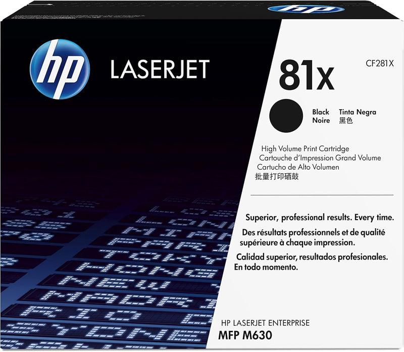 Toner Originale HP 81X Nero