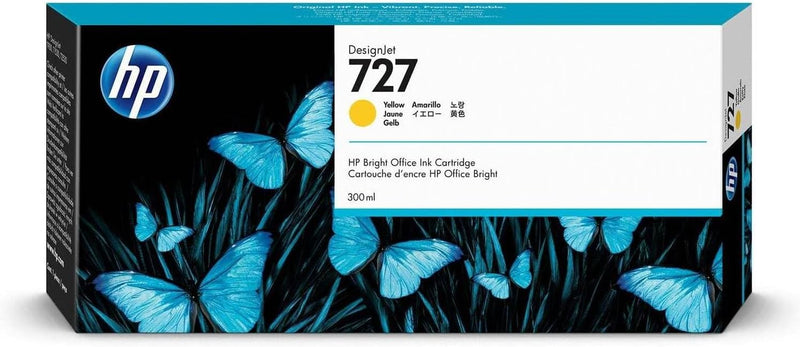 Cartuccia Originale HP 727 Giallo 300 ml