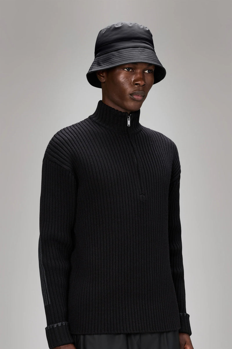 Cappello da Pioggia RAINS Bucket Hat Impermeabile W2 Black