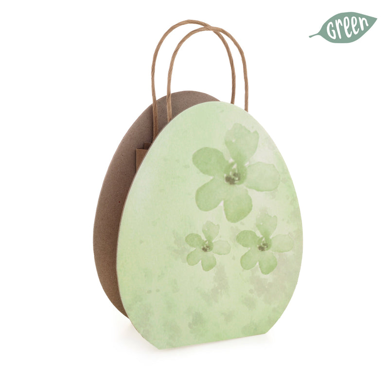 Chiudipacco in Carta Easter Egg Verde 18 x 15 x 6 cm