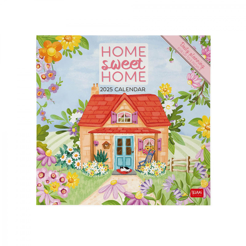 Calendario da Muro 2025 - Home Sweet Home - 30 x 29 cm