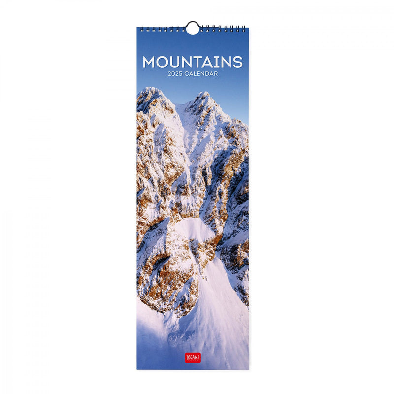 Calendario da Muro 2025 - Mountains - 16 x 49 cm