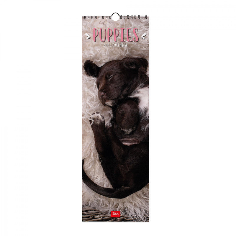 Calendario da Muro 2025 - Puppies - 16 x 49 cm