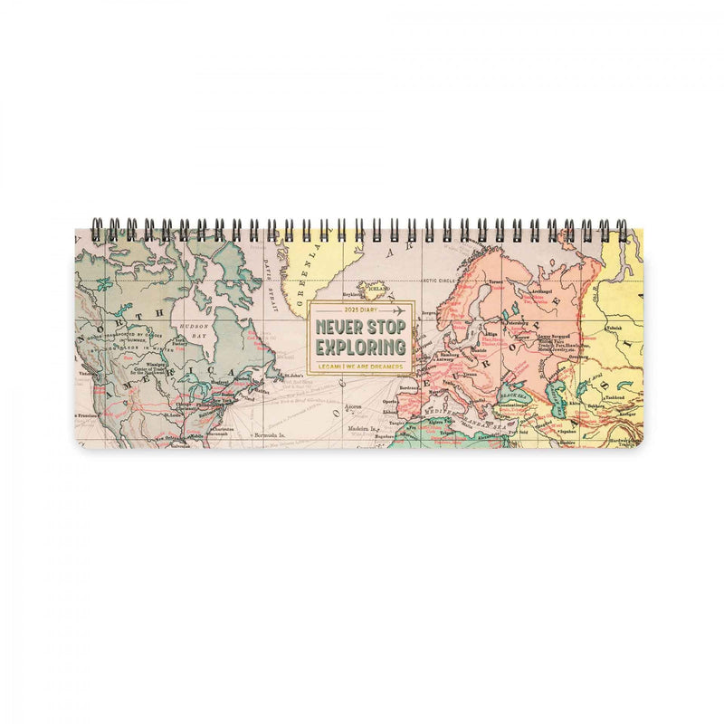 Diario 12 Mesi Desk Planner - Travel