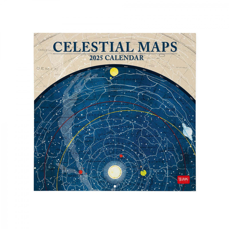 Calendario da Muro 2025 - Celestial Maps - 30 x 29 cm