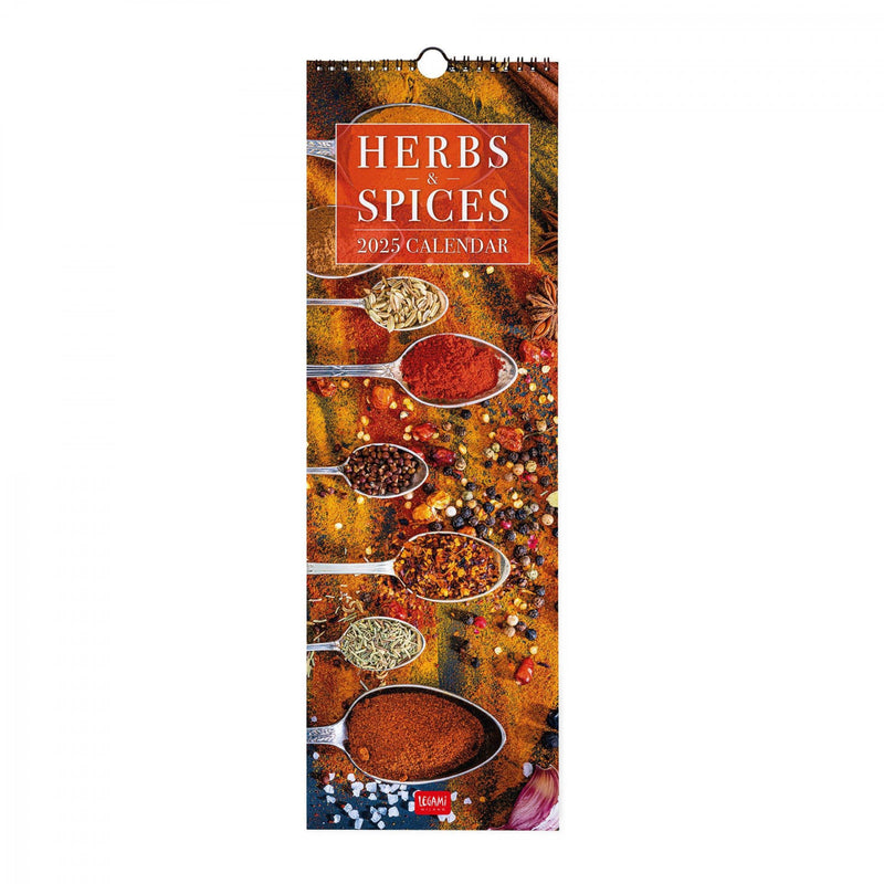 Calendario da Muro 2025 - Herbs & Spices - 16 x 49 cm