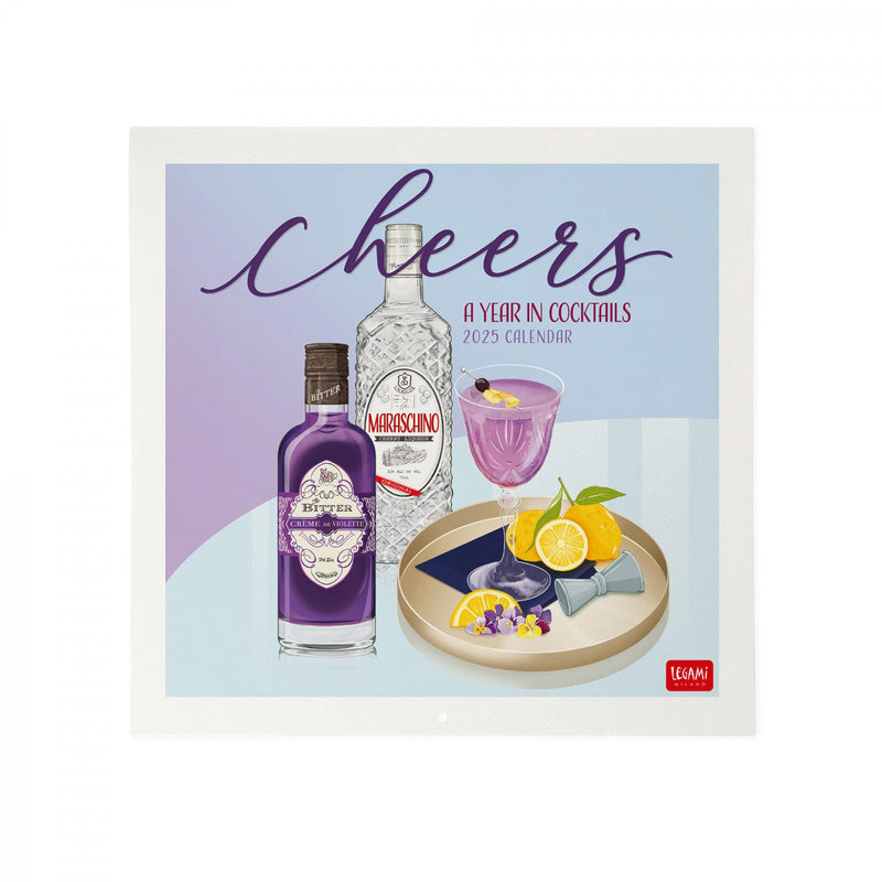 Calendario da Muro 2025 - Cheers - 30 x 29 cm