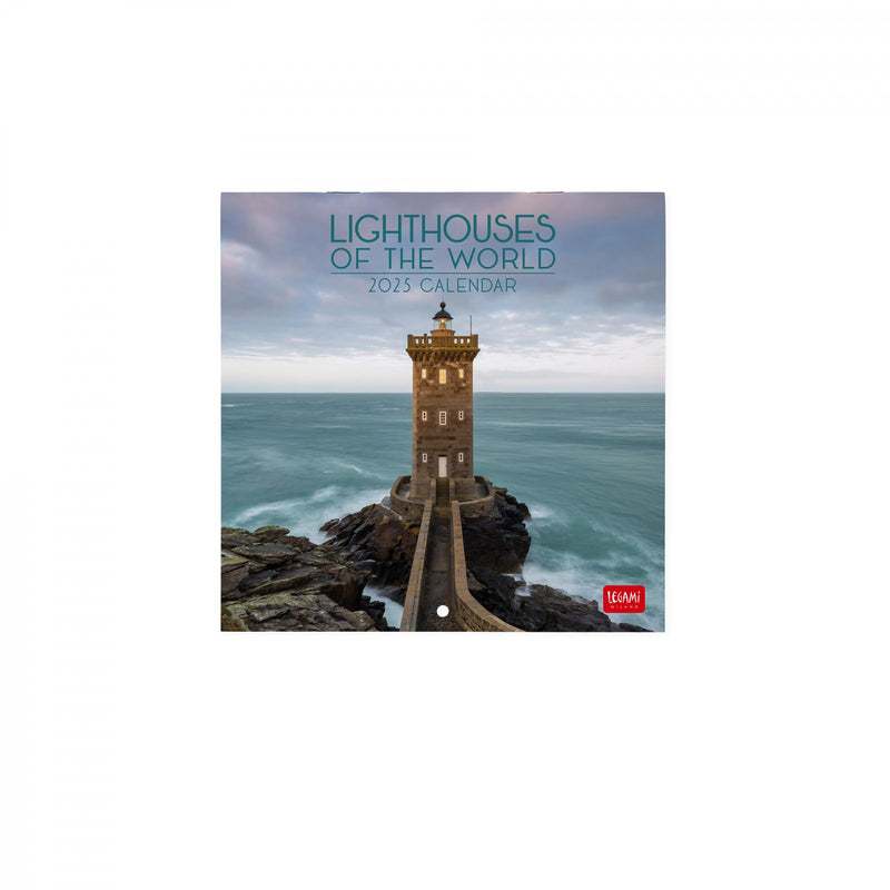 Calendario da Muro 2025 - Lighthouses Of The World - 18 x 18 cm