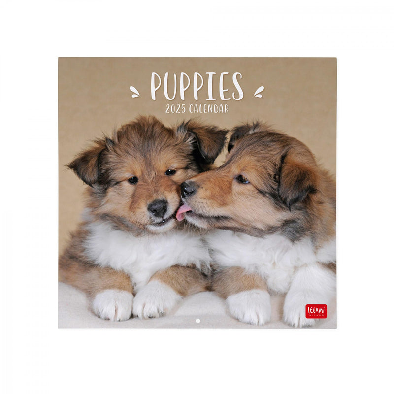 Calendario da Muro 2025 - Puppies - 30 x 29 cm