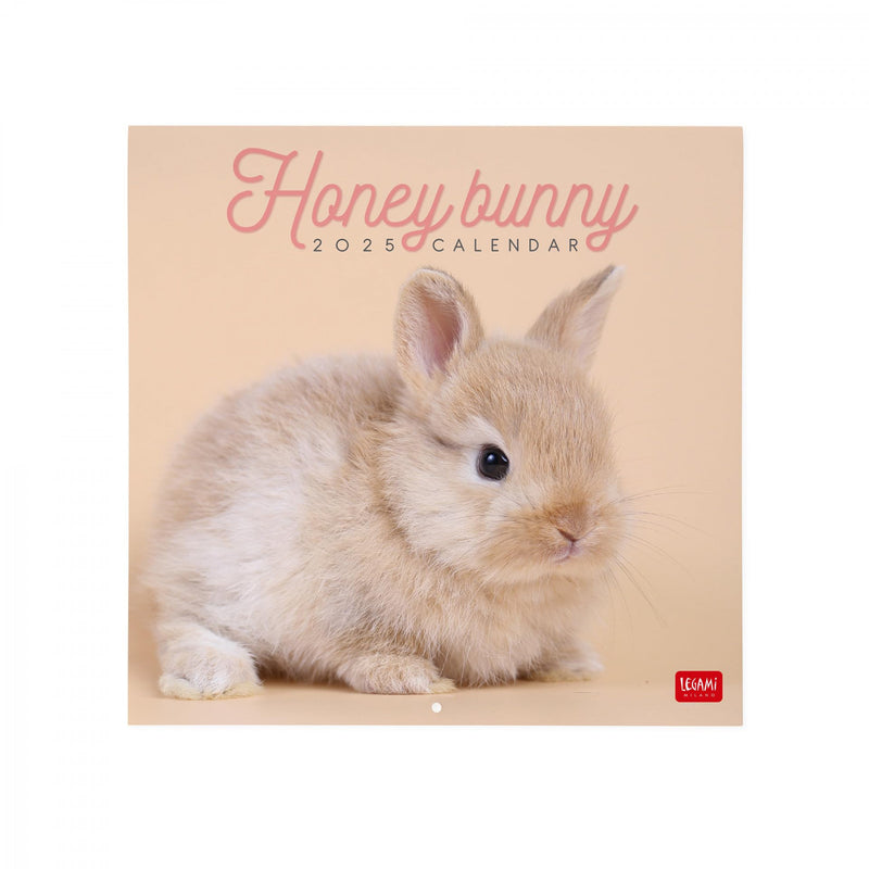 Calendario da Muro 2025 - Honey Bunny - 30 x 29 cm